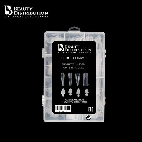 Popits Dual Forms  Kit Expert 192 pcs  Architecture & Rapidité Beauty Distribution