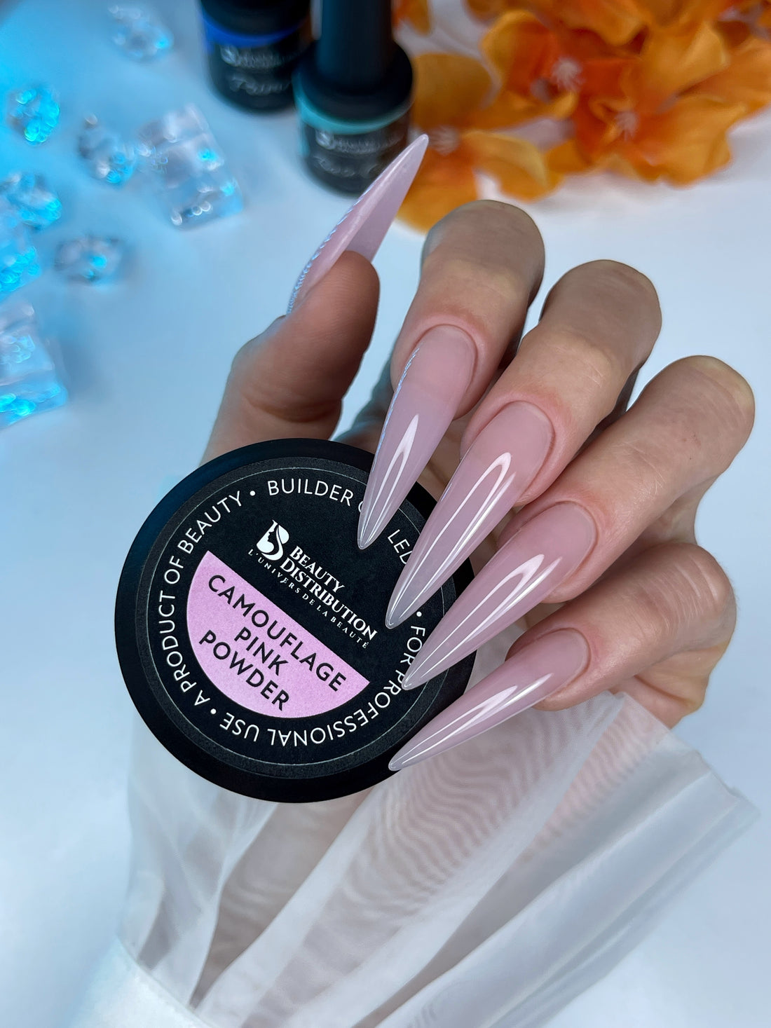 Gel  Camouflage pink powder