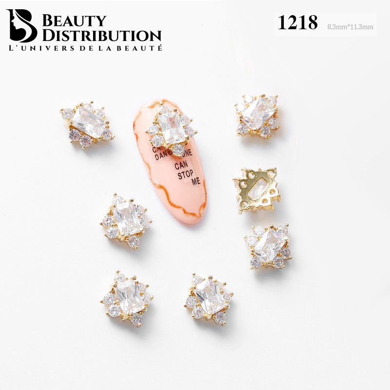 Joyería de uñas con diamantes de imitación 1218