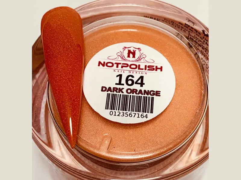NotPolish OG 164 - DARK ORANGE POWDER Beauty Distribution