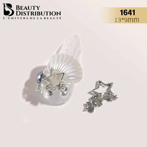 3 Bijoux pour ongles à strass 1641 Beauty Distribution