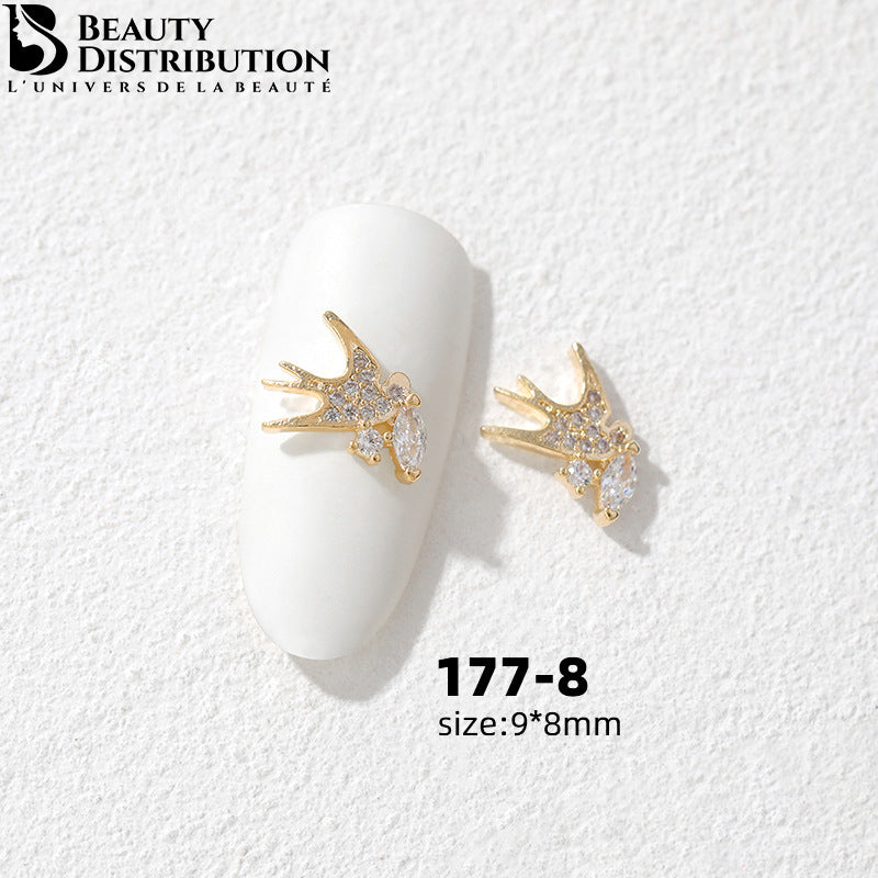 Joyería de uñas con diamantes de imitación 177-8