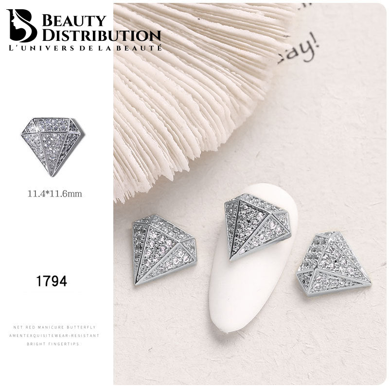 Joyería de uñas con diamantes de imitación 1794