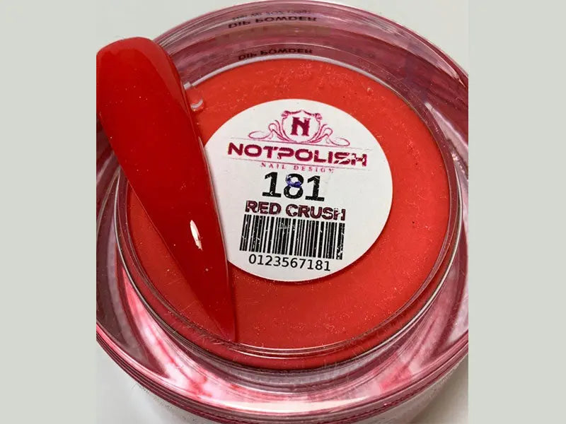 NotPolish OG 181 - RED CRUSH POWDER Beauty Distribution