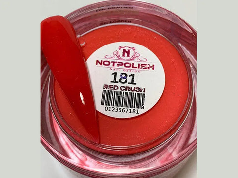NotPolish OG 181 - RED CRUSH POWDER Beauty Distribution