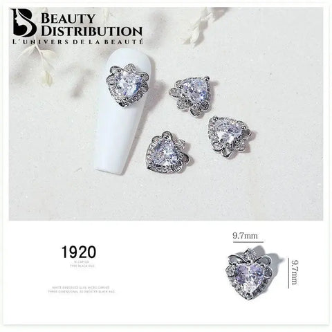 3 Bijoux pour ongles à strass 1920 Beauty Distribution