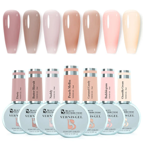 Vernis Semi-Permanent Butter Biscuit 10ml – L'Élégance Nude pour Prothésiste Ongulaire Beauty Distribution