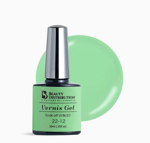 Vernis Semi-Permanent Beauty Distribution n°22-12 – Vert Menthe Pastel (10ml) Beauty Distribution