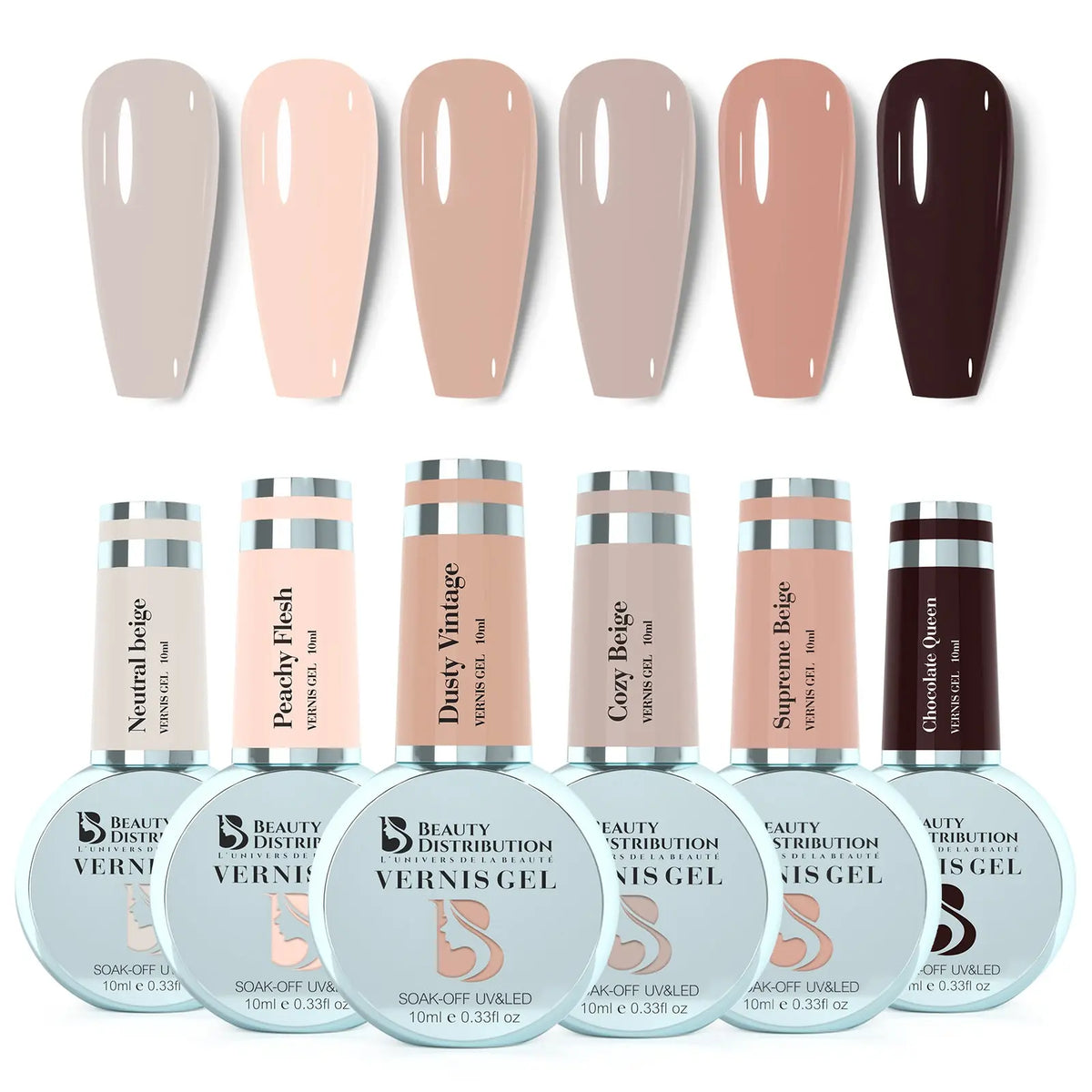 Vernis Semi-Permanent Beauty Distribution  Chocolate Queen (10ml) Beauty Distribution