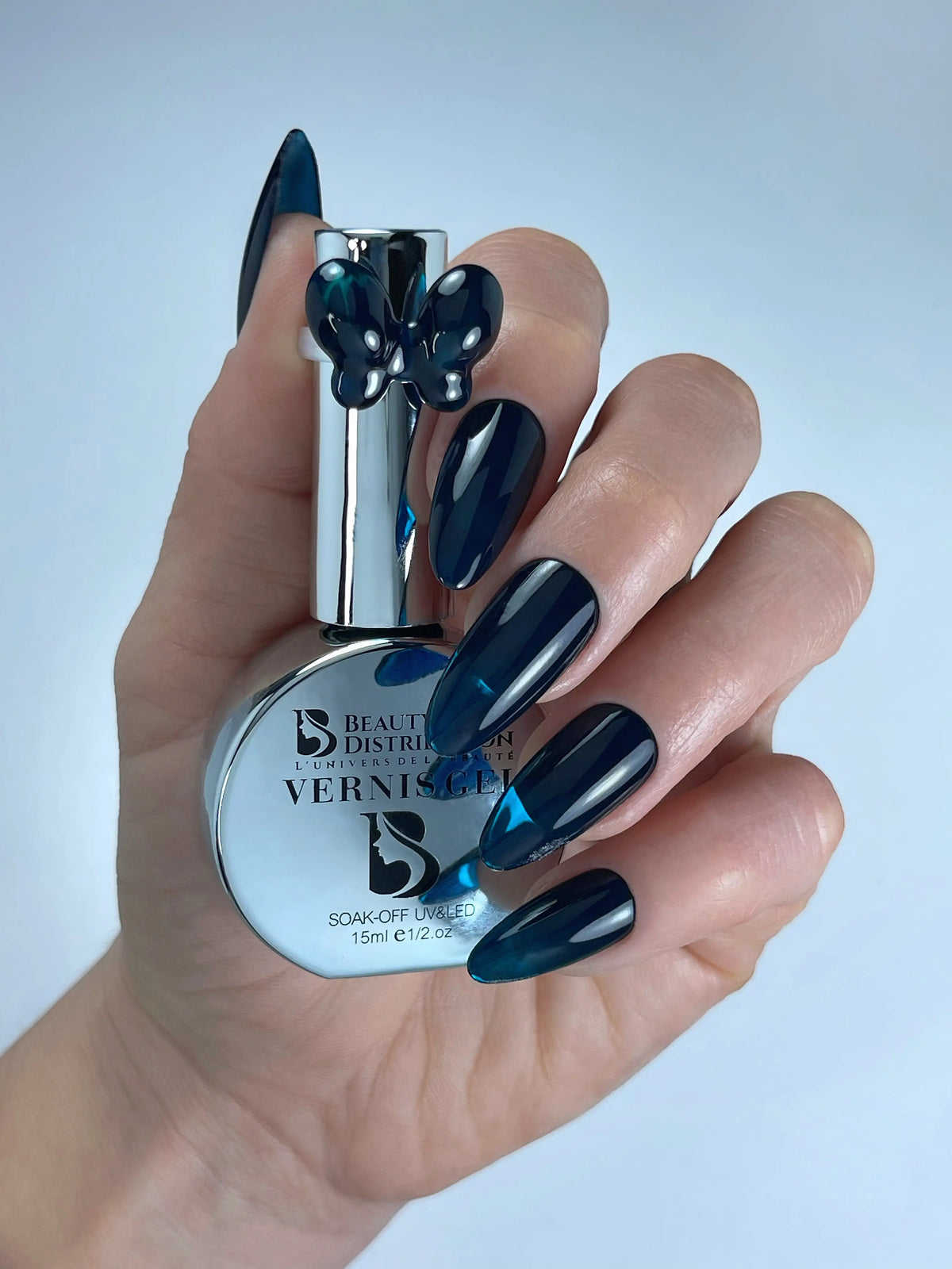 Vernis Semi-Permanent Gel UV LED 10ml – Teinte A126 Bleu Pétrole  Teal Profond Beauty Distribution