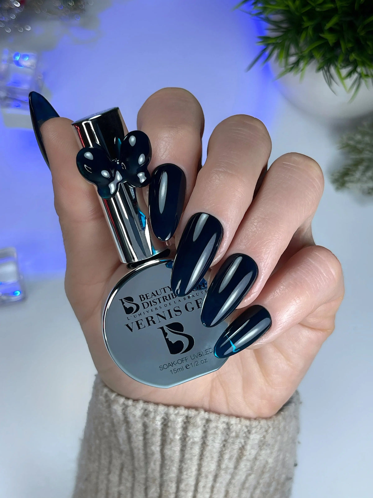 Vernis Semi-Permanent Gel UV LED 10ml – Teinte A126 Bleu Pétrole  Teal Profond Beauty Distribution