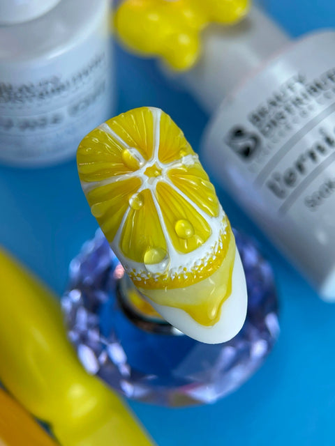 Vernis Semi-Permanent UV/LED A084 Jaune Solaire  Beauty Distribution - Beauty Distribution