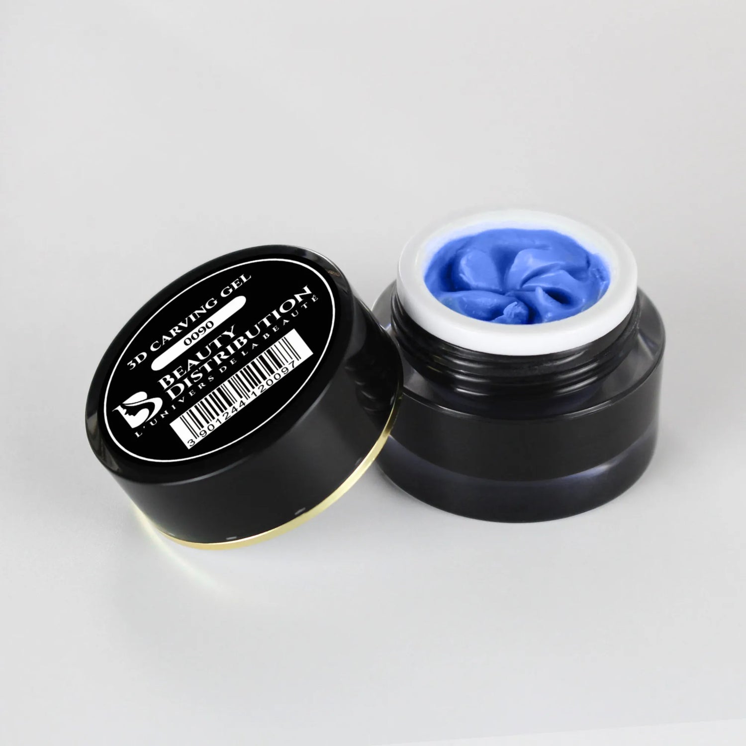 3D Carving Gel Bleu N°090  Gel de Sculpture Haute Densité