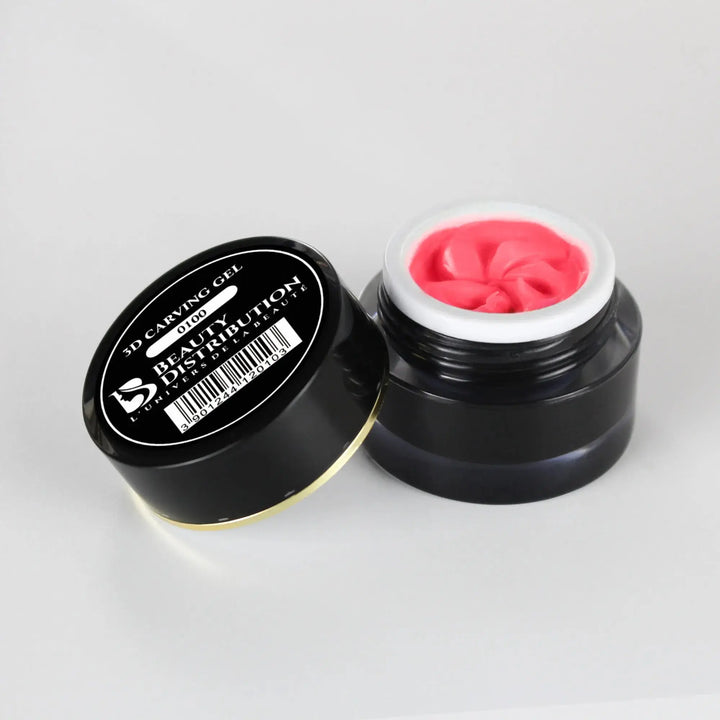 3D Carving Gel N°100 Rose Saumon Texture Plastiline Haute Précision