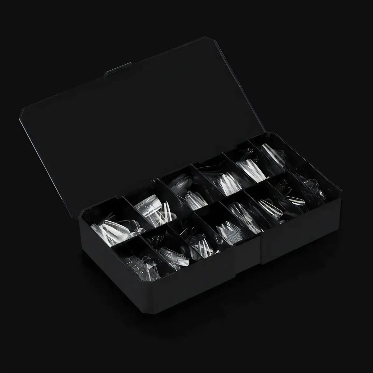 Capsules Prémium Ongles Gel Coffin Long Courbure Prononcée - Kit Pro 600 pcs Gel X Beauty Distribution