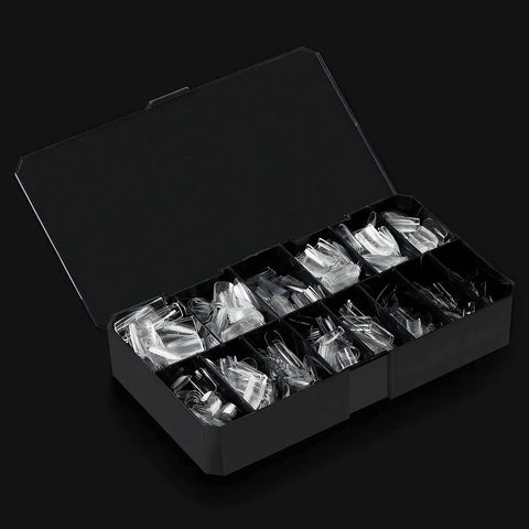 Capsules Prémium  Ongles Gel Carrées Courtes - Kit Pro 600 pcs Gel X Beauty Distribution