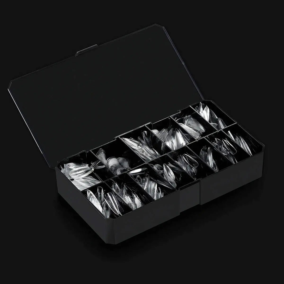 Capsules Premium Almond Long-Pro Courbure Prononcée - Kit Pro 600 pcs Gel X Beauty Distribution