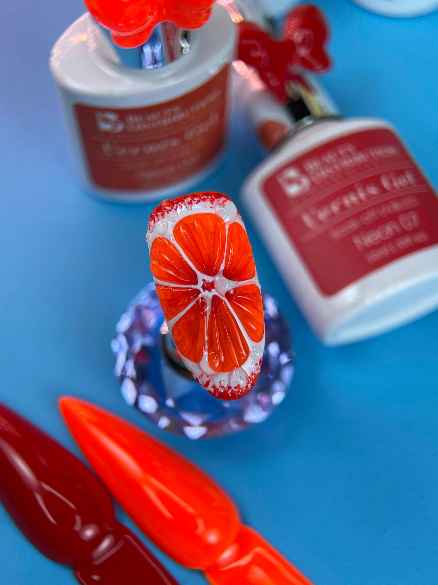 Neon 07 Red Party barniz semipermanente 10 ml