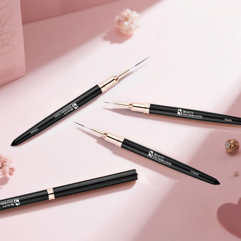 Pinceau Liner 10mm Professionnel avec Capuchon   Nail Art & French Beauty Distribution