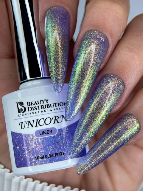 Vernis Semi-Permanent Fairy Unicorn 03 – Un Éclat Magique et Profond Beauty Distribution