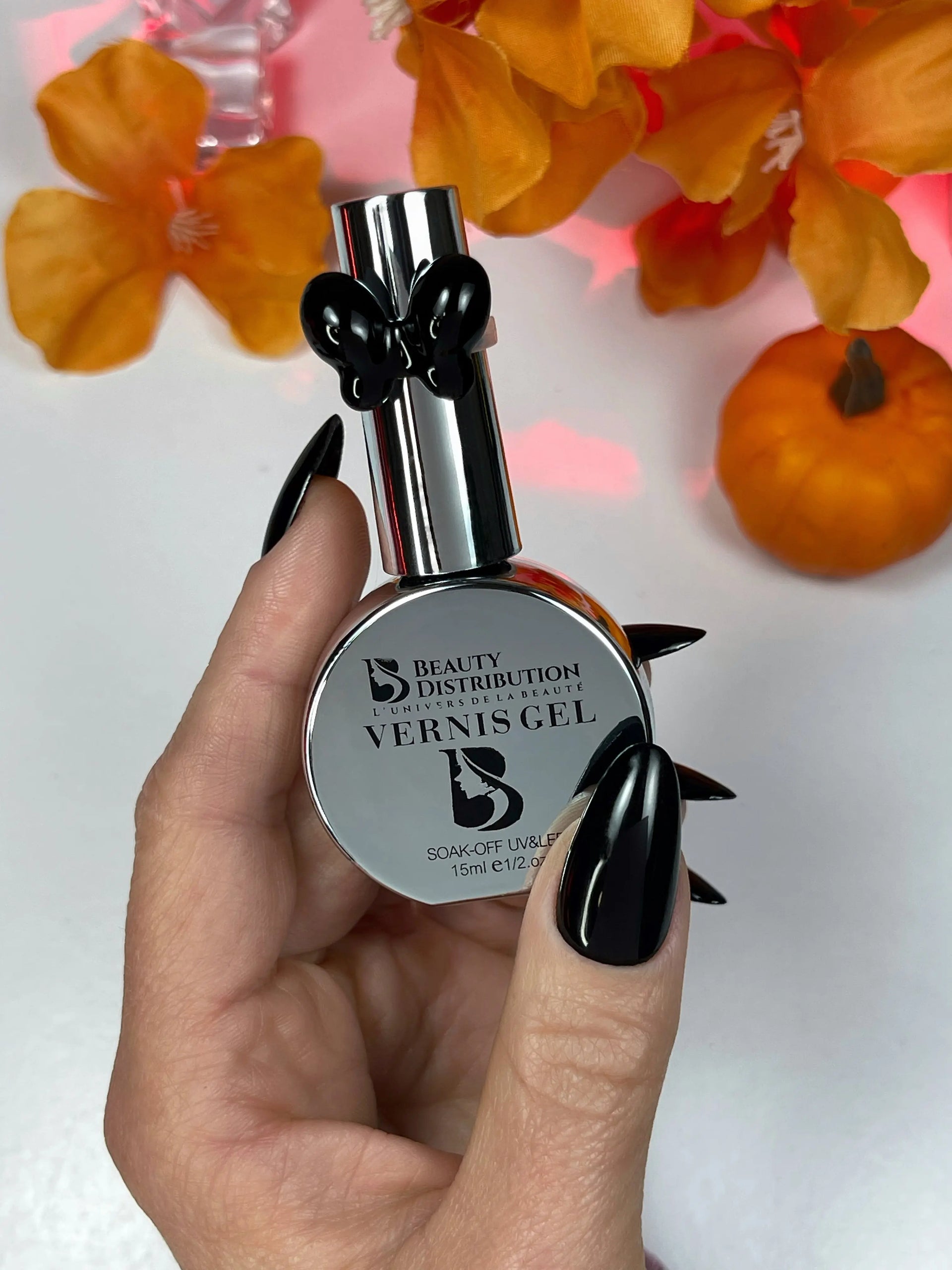 Vernis Semi-Permanent A161 Noir Obsidienne  Haute Pigmentation – UV/LED Beauty Distribution