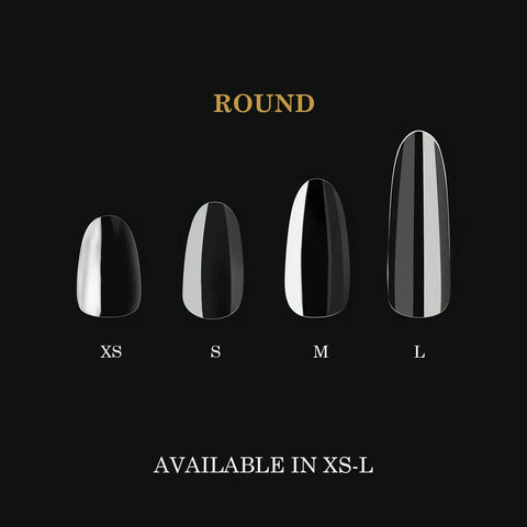 Capsules Premium  Ongles Gel Round Courtes Naturel - Kit Pro 600 pcs Gel X Beauty Distribution