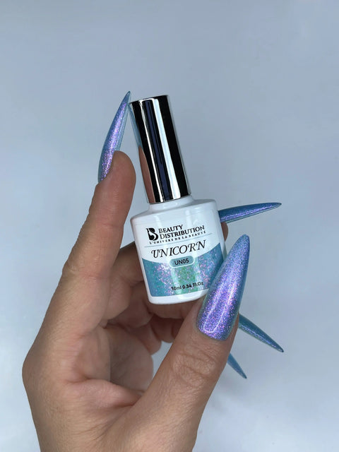 Kit Unicorn Mermaid Beauty Distribution Vernis Semi-Permanent Holographique Pro Beauty Distribution