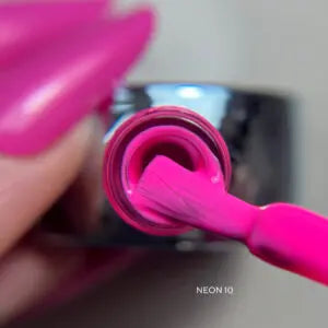 Vernis Semi-Permanent Gel UV LED 10ml – Teinte Néon 10 Rose Fluo Éclatant Beauty Distribution