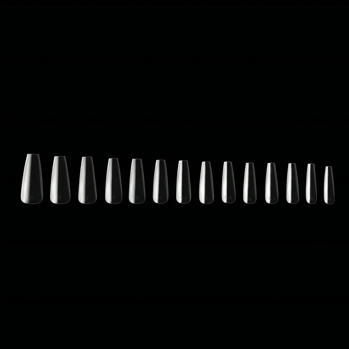 Capsules Prémium Ongles Gel Coffin Long Courbure Prononcée - Kit Pro 600 pcs Gel X Beauty Distribution