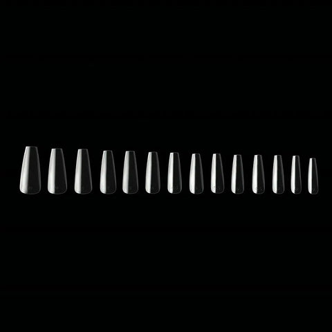 Capsules Prémium Ongles Gel Coffin Long Courbure Prononcée - Kit Pro 600 pcs Gel X Beauty Distribution
