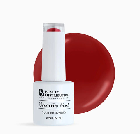 Vernis Semi-Permanent UV/LED A027 Rouge Profond – Beauty Distribution - Beauty Distribution