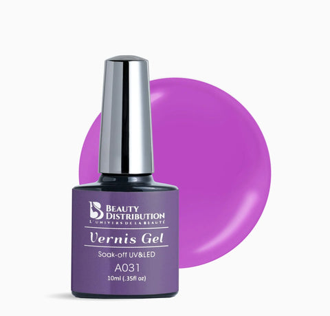 Vernis Semi-Permanent A031 – Violet Intense & Royal - Beauty Distribution