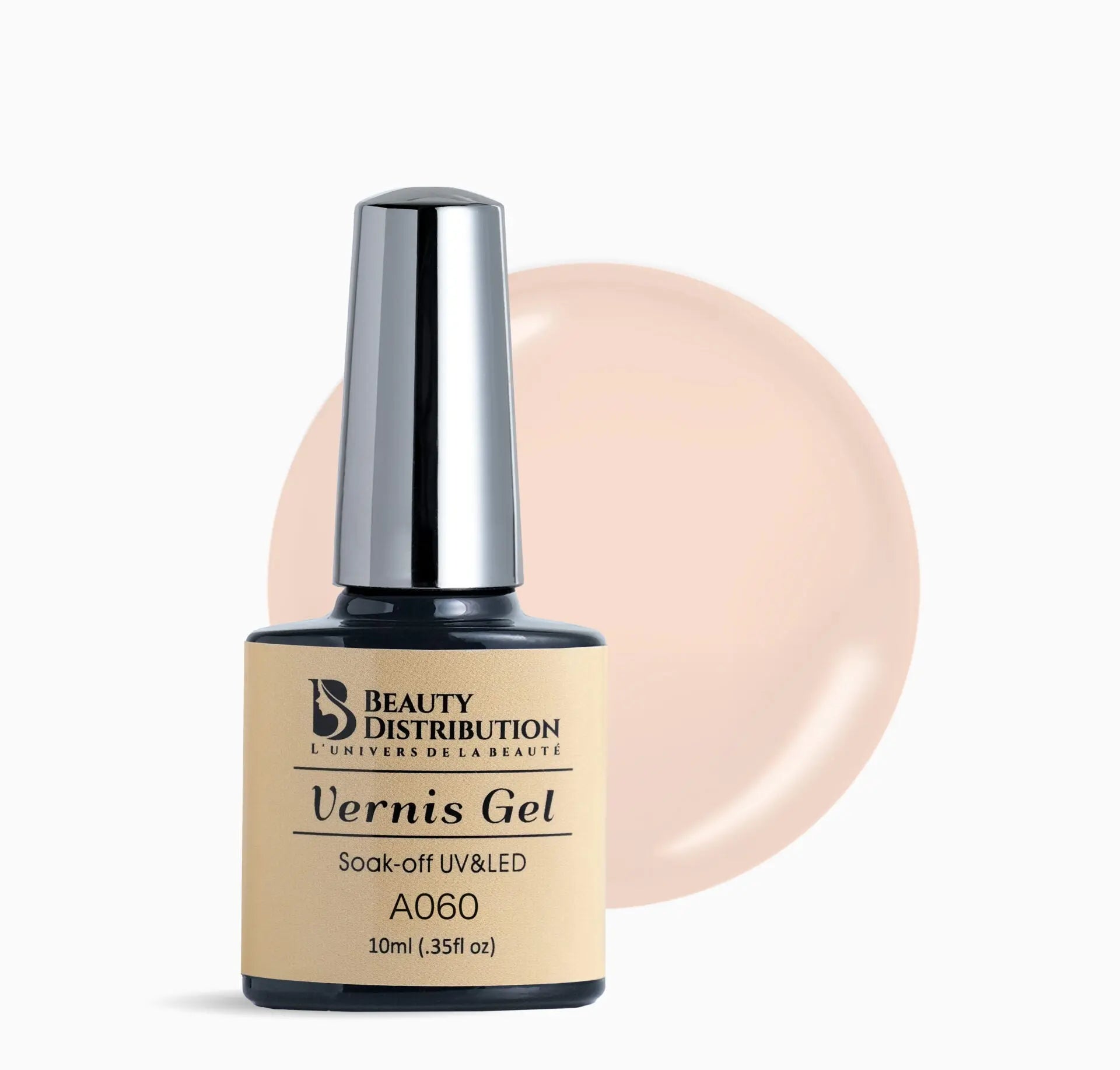 Vernis Semi-Permanent A060 – Nude Pêche : L’Éclat Naturel Sublimé Beauty Distribution