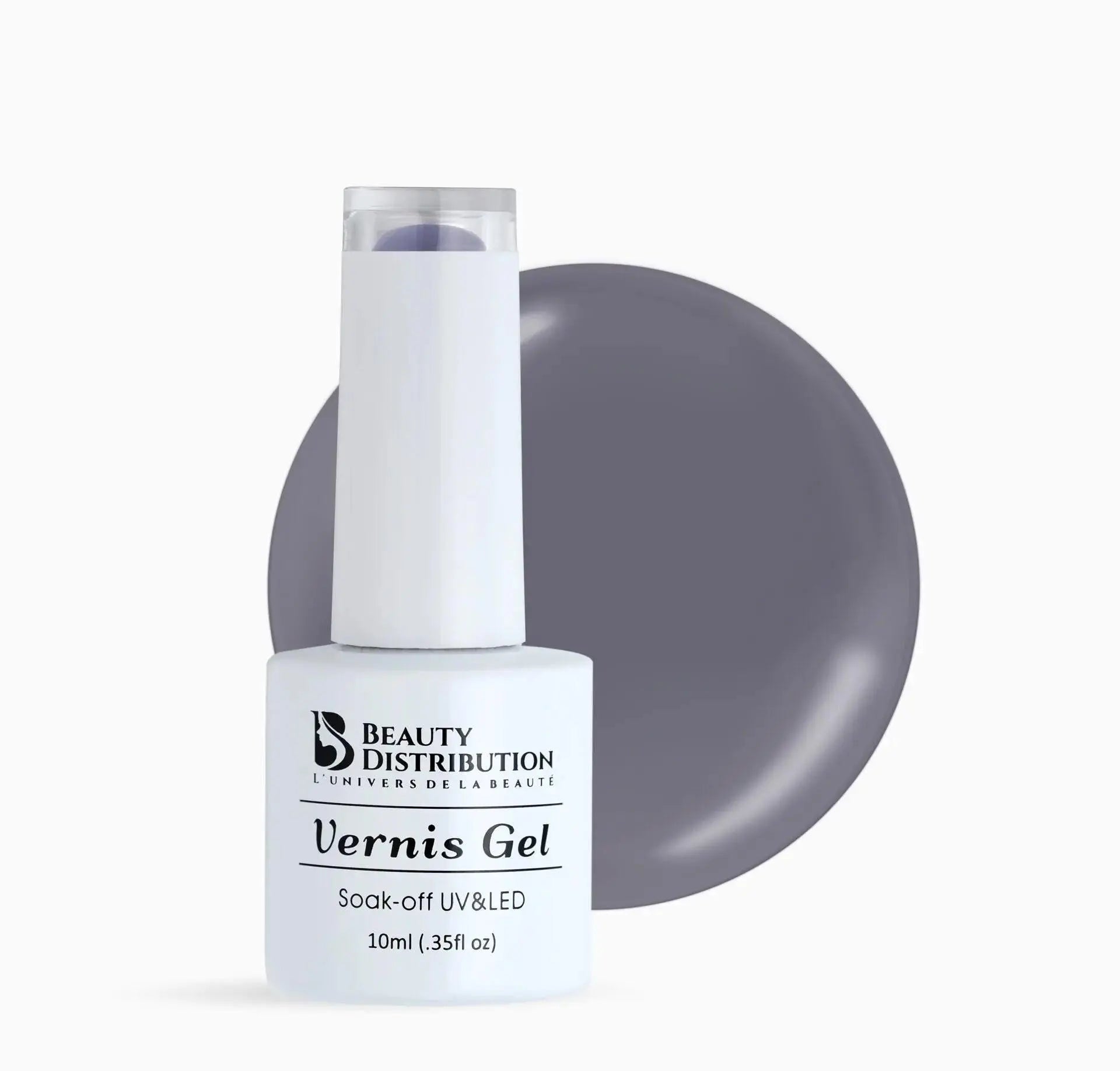Vernis Semi-Permanent UV/LED A075 Gris Sidéral  Beauty Distribution Beauty Distribution
