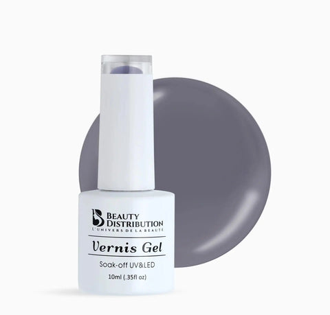 Vernis Semi-Permanent UV/LED A075 Gris Sidéral  Beauty Distribution Beauty Distribution
