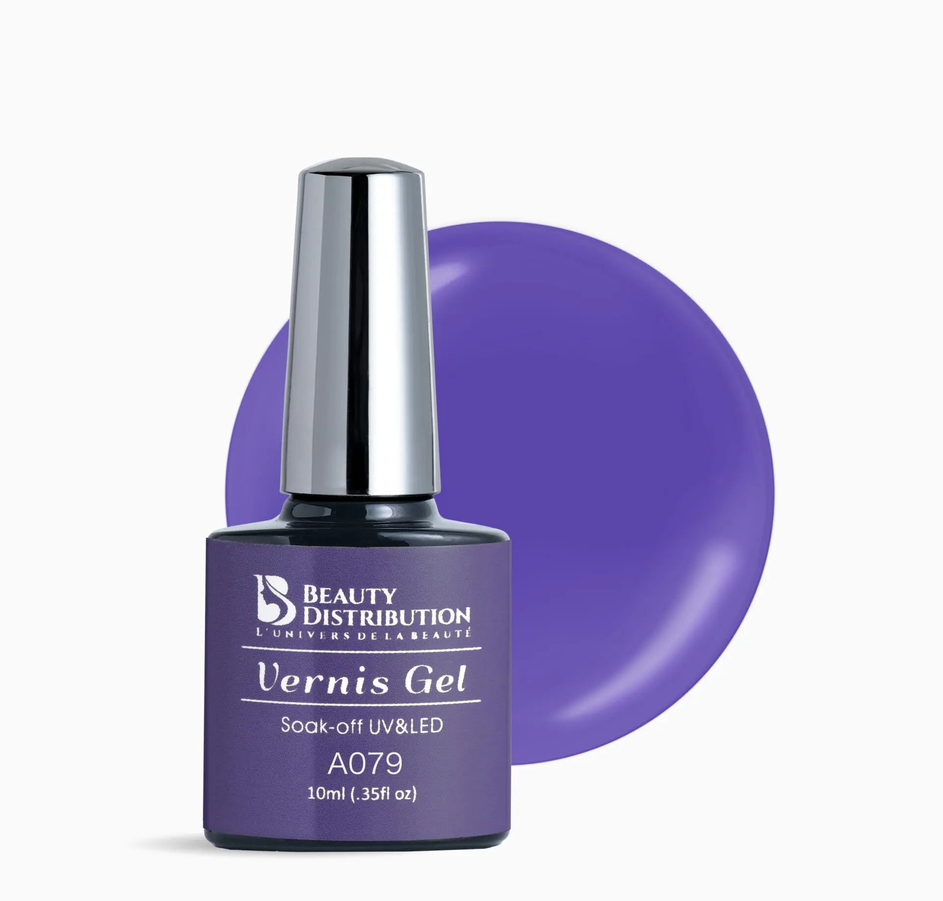 💙 Vernis Semi-Permanent A079 – Bleu Royal Électrique & Intense Beauty Distribution