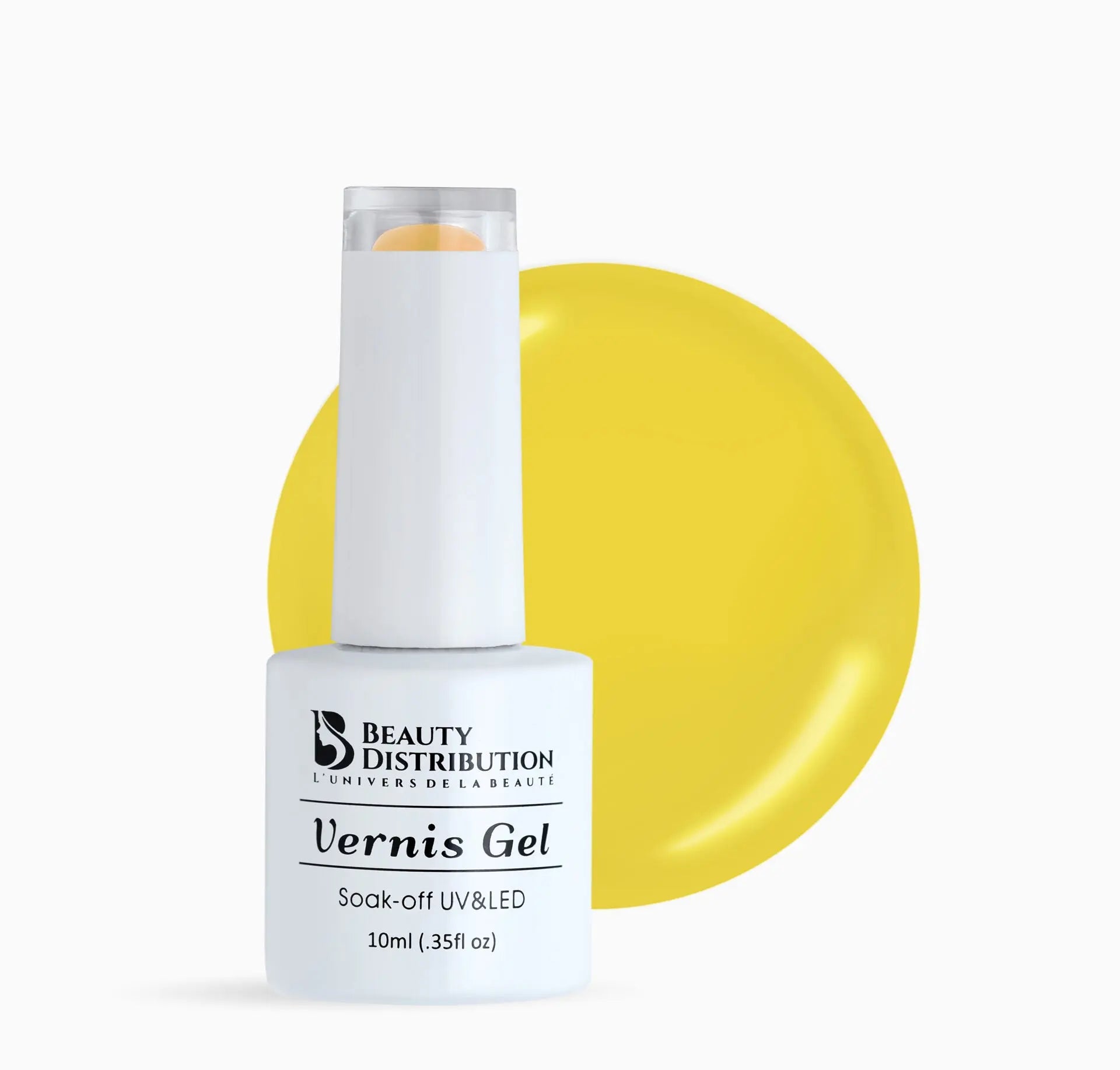 Vernis Semi-Permanent UV/LED A084 Jaune Solaire  Beauty Distribution - Beauty Distribution