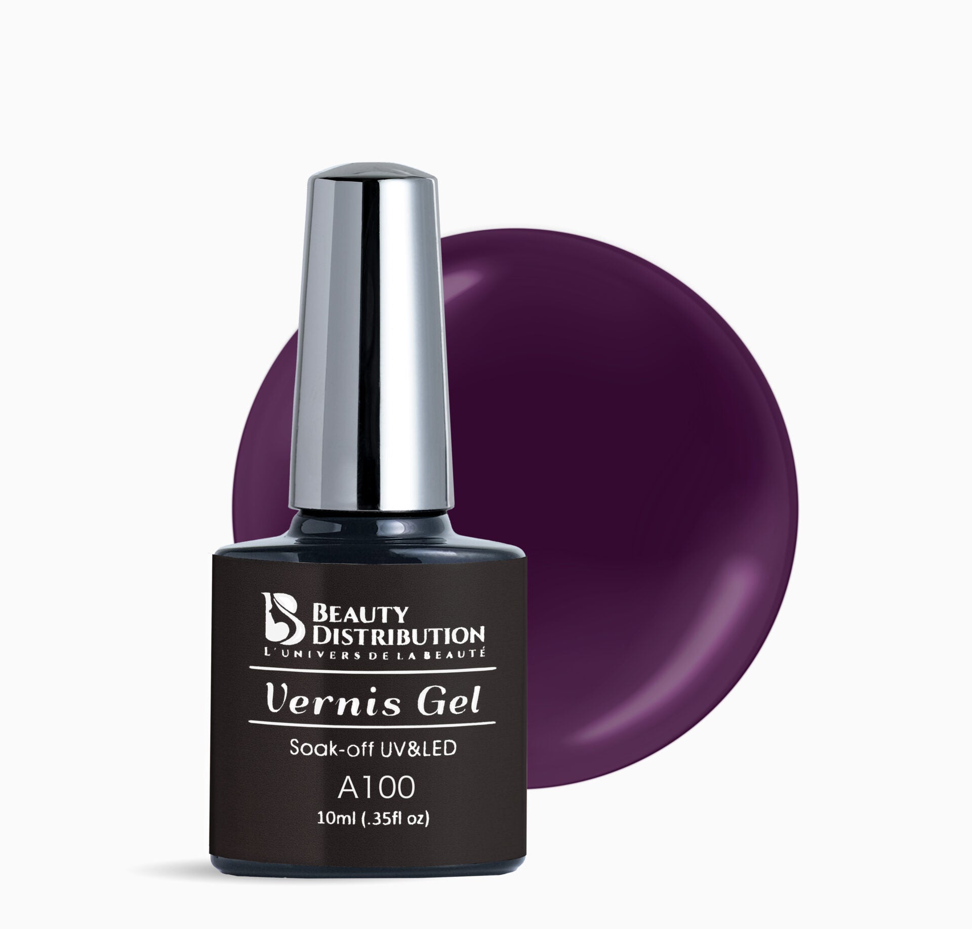 Vernis Gel A100 – La Profondeur Irrésistible d'un Prune dark Impérial