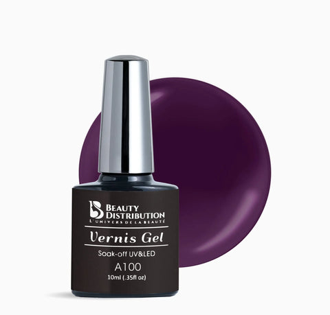 Vernis Gel A100 – La Profondeur Irrésistible d'un Prune dark Impérial Beauty Distribution