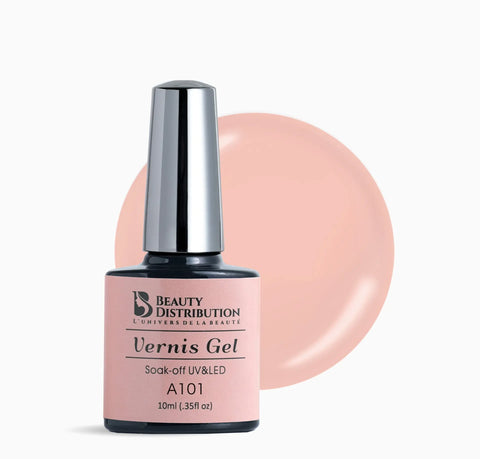 Vernis Semi-Permanent A101 – Nude Saumon Beauty Distribution