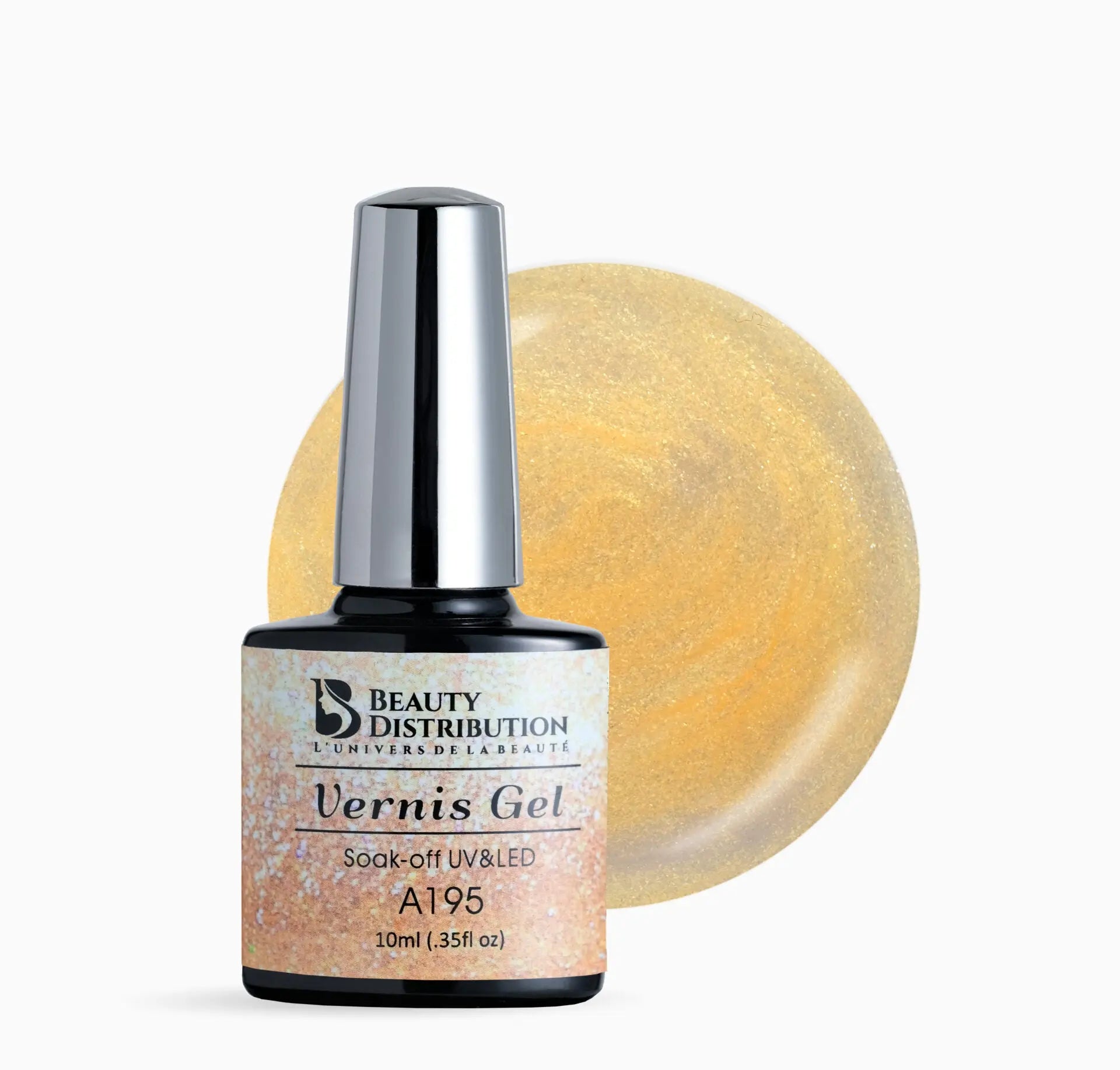 Vernis Semi-Permanent Beauty Distribution A195 Champagne Gold - Beauty Distribution