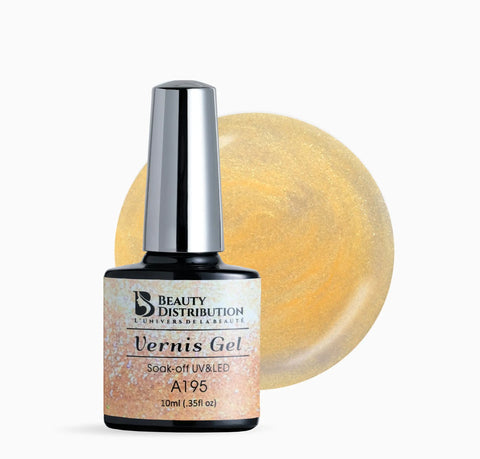 Vernis Semi-Permanent Beauty Distribution A195 Champagne Gold - Beauty Distribution