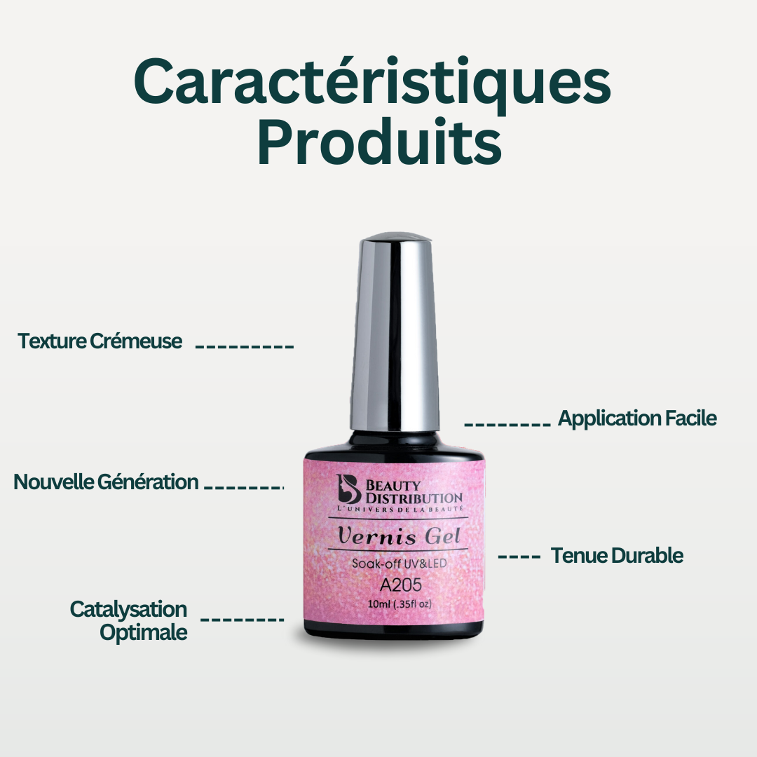 Gel Polish Rose Goldy A205