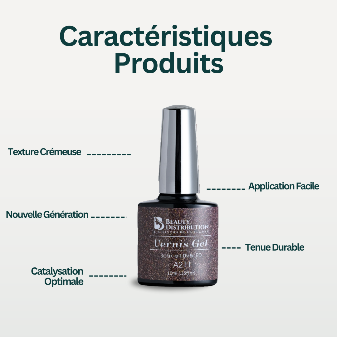 Esmalte en gel Road Trip Cosmic Brown A211