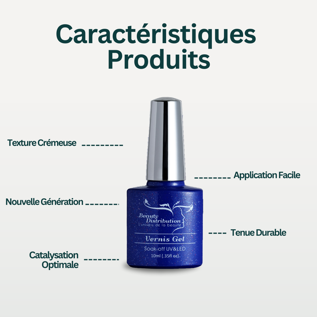 Gel Polish  Blue Shimmer A214