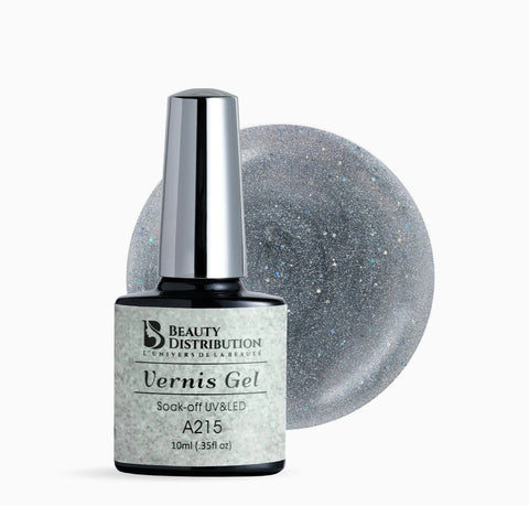Vernis Semi-Permanent A215 – Éclat Stellaire : Le Scintillement Absolu - Beauty Distribution