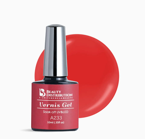Vernis Semi-Permanent A233 – Rouge Iconique & Intemporel - Beauty Distribution