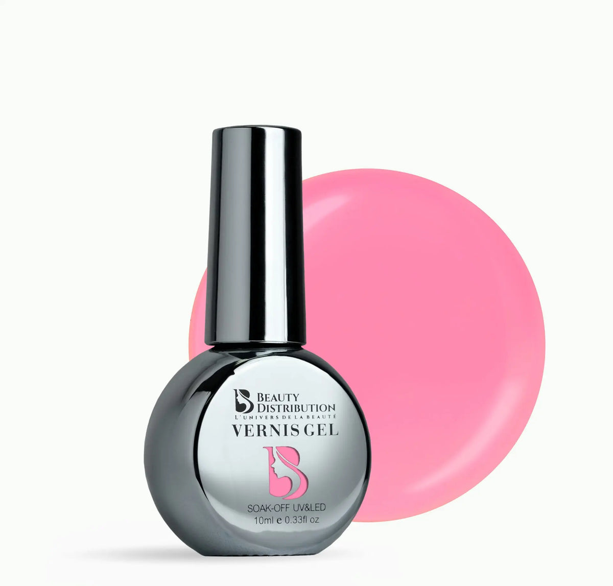 Vernis Semi-Permanent A236 – Rose Bonbon / Candy Pink – UV/LED (10ml) - Beauty Distribution