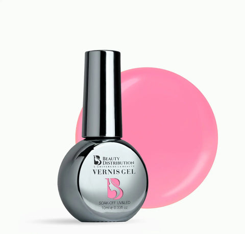 Vernis Semi-Permanent A236 – Rose Bonbon / Candy Pink – UV/LED (10ml) - Beauty Distribution