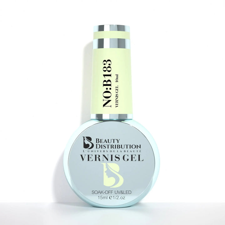 Vernis Semi-Permanent B183 Vert Lime Éclatant Beauty Distribution